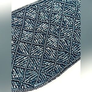 Exquisite beaded vintage Nordstrom women’s wide belt